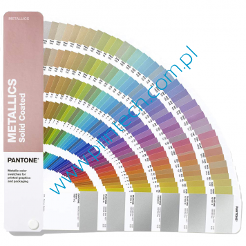 Otwarty wzornik wachlarzowy Pantone Metallic Guide - Pantone GG1507A, Wzorniki Pantone Wrocław