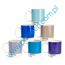 Pantone Mugs Mixed Blues, Porcelanowe kubki Pantone 2011-018, Pantone Wrocław, akcesoria Pantone