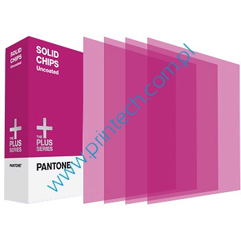 Pantone próbki kolorów podstawowych Plus Series Solid Chips Uncoated 4 karty – powlekane, Pantone Plus solid chips replacement pages Uncoated 4 pack, Pantone 4RPSU, Wzorniki Pantone Wrocław