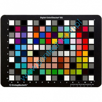 Wzorzec kolorów X-Rite ColourChecker Digital SG do kalibracja aparatu lustrzanki cyfrowej