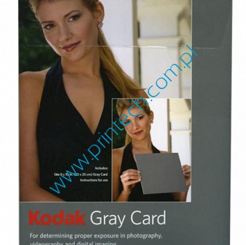 Szara karta Kodak Grey Card, zastępuje Kodak Grey Card R-27 w opakowaniu