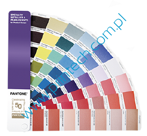 Wzorniki Pantone Fashion & Home Specialty Metallics & Pearlescents for Product Design - rozłożony całkowicie - Pantone SMPG100 - Wzorniki próbniki kolorów Pantone Wrocław
