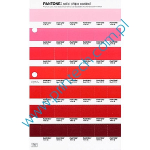 Zapasowa karta do wzornika Pantone Plus Solid Chips Coated replacement pages single page, Pantone 1RPSC, Wzorniki Pantone Wrocław