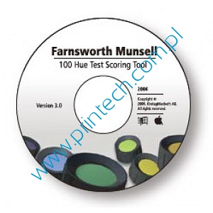 Farnsworth Munsell 100 Hue Scoring System Software - X-Rite M80013, Munsell Wrocław
